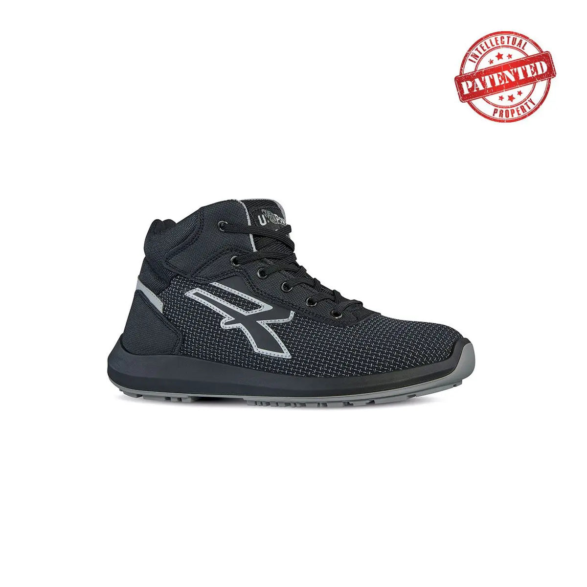 U-Power Sicherheitshochschuhe S3S VELAR s ESD BLACK / GREY 