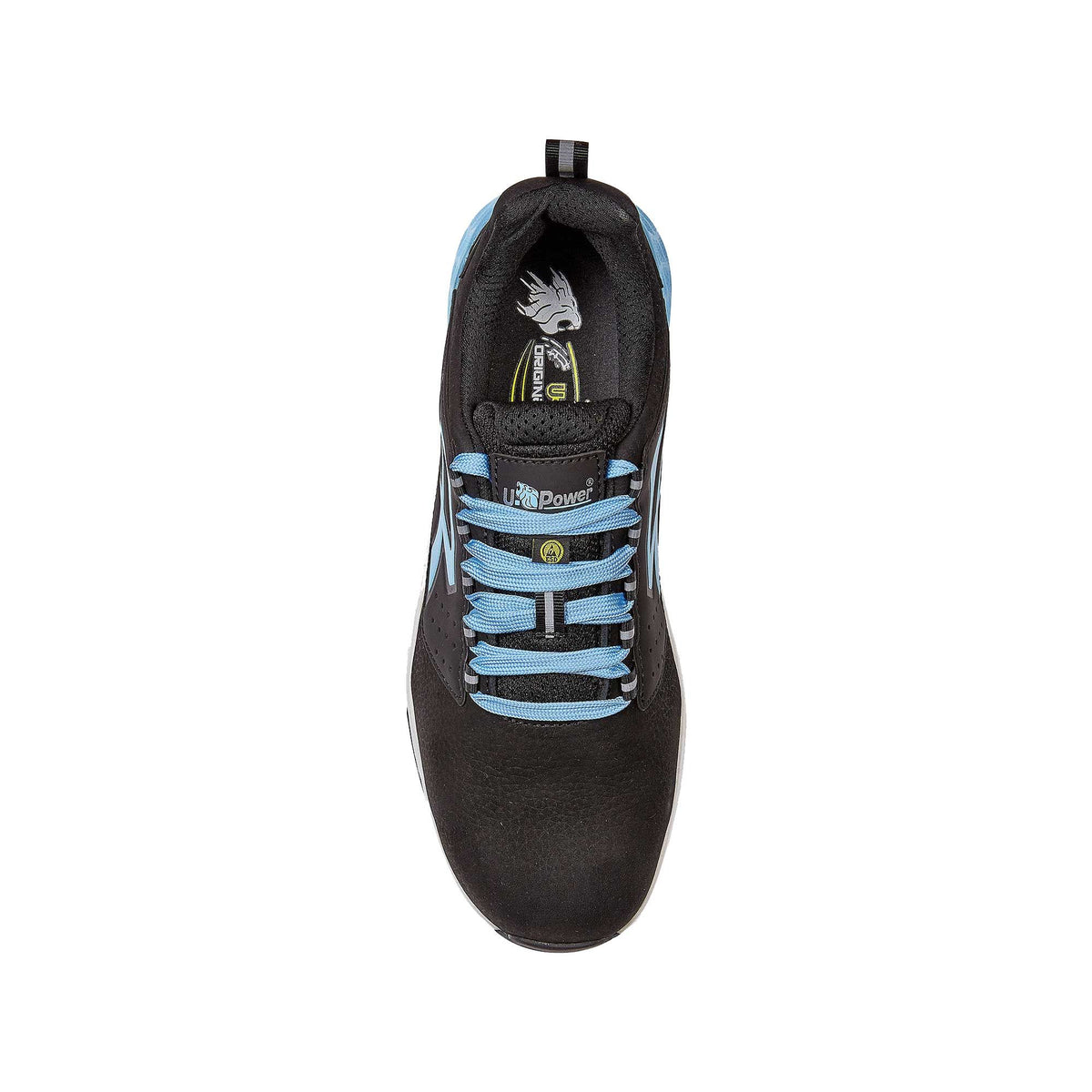 U-Power Sicherheitshalbschuhe S3S VELARYON ESD BLACK / BABY BLUE