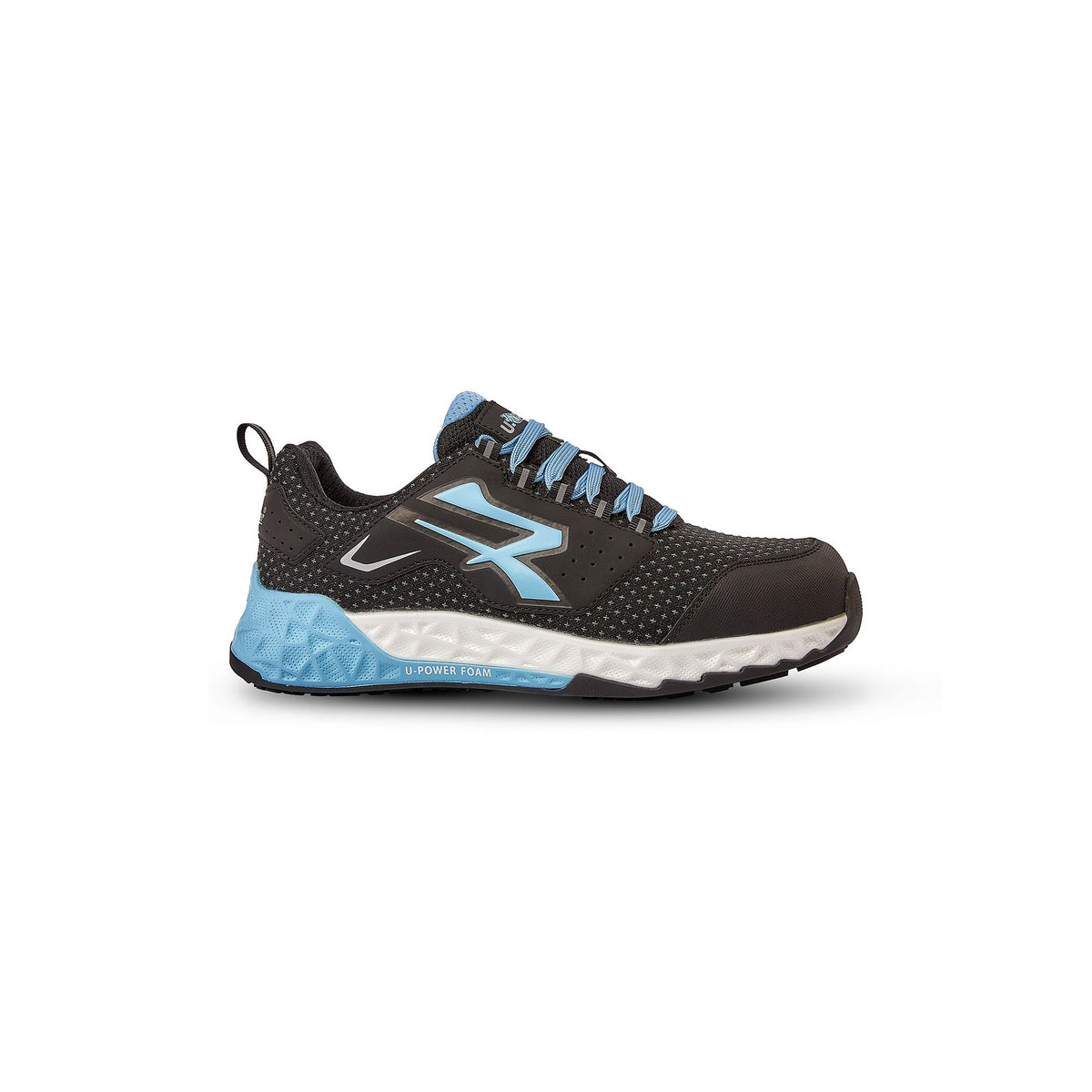U-Power Sicherheitshalbschuhe S3S VHAGAR ESD BLACK / BABY BLUE