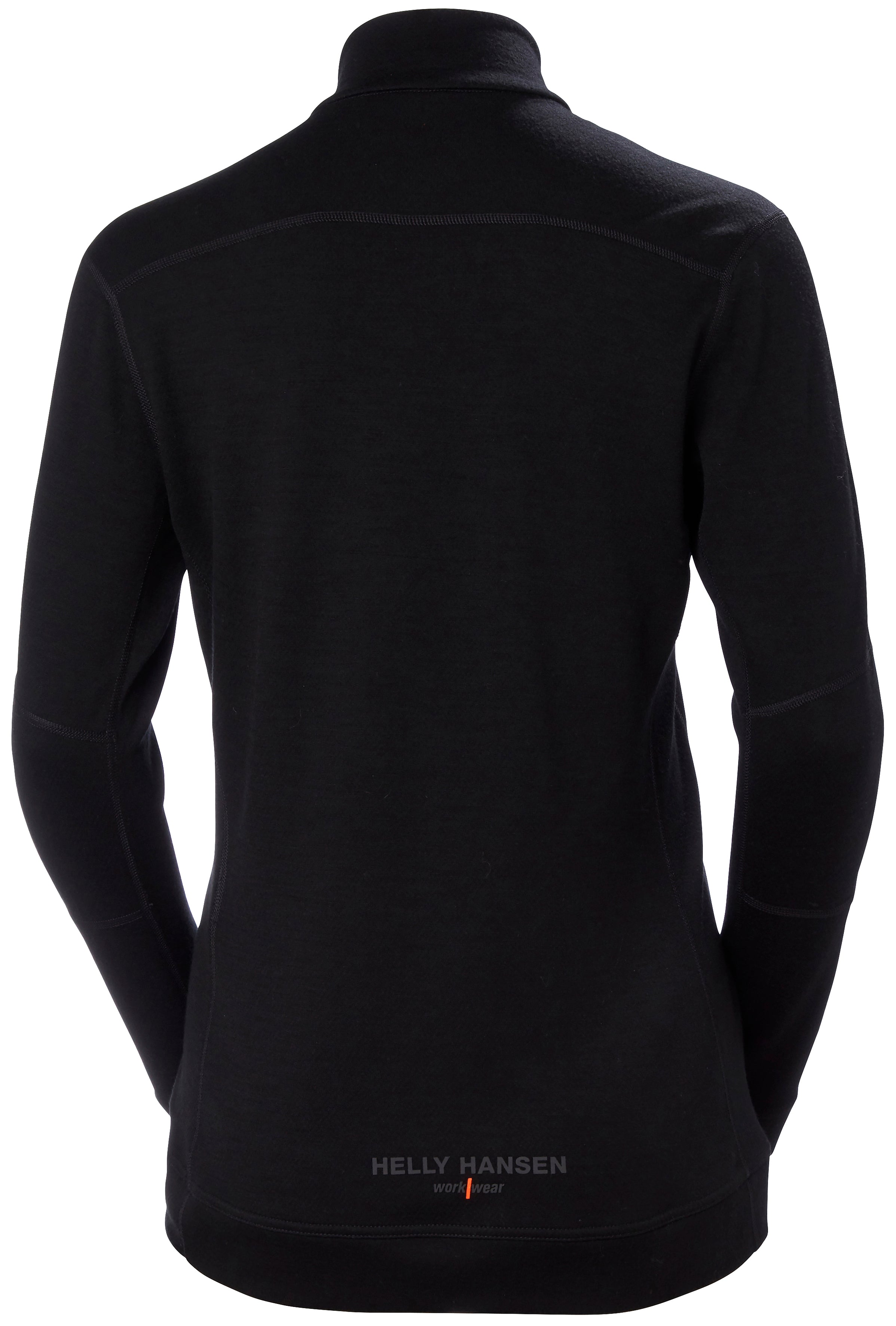 W HH LIFA MERINO HALF ZIP 