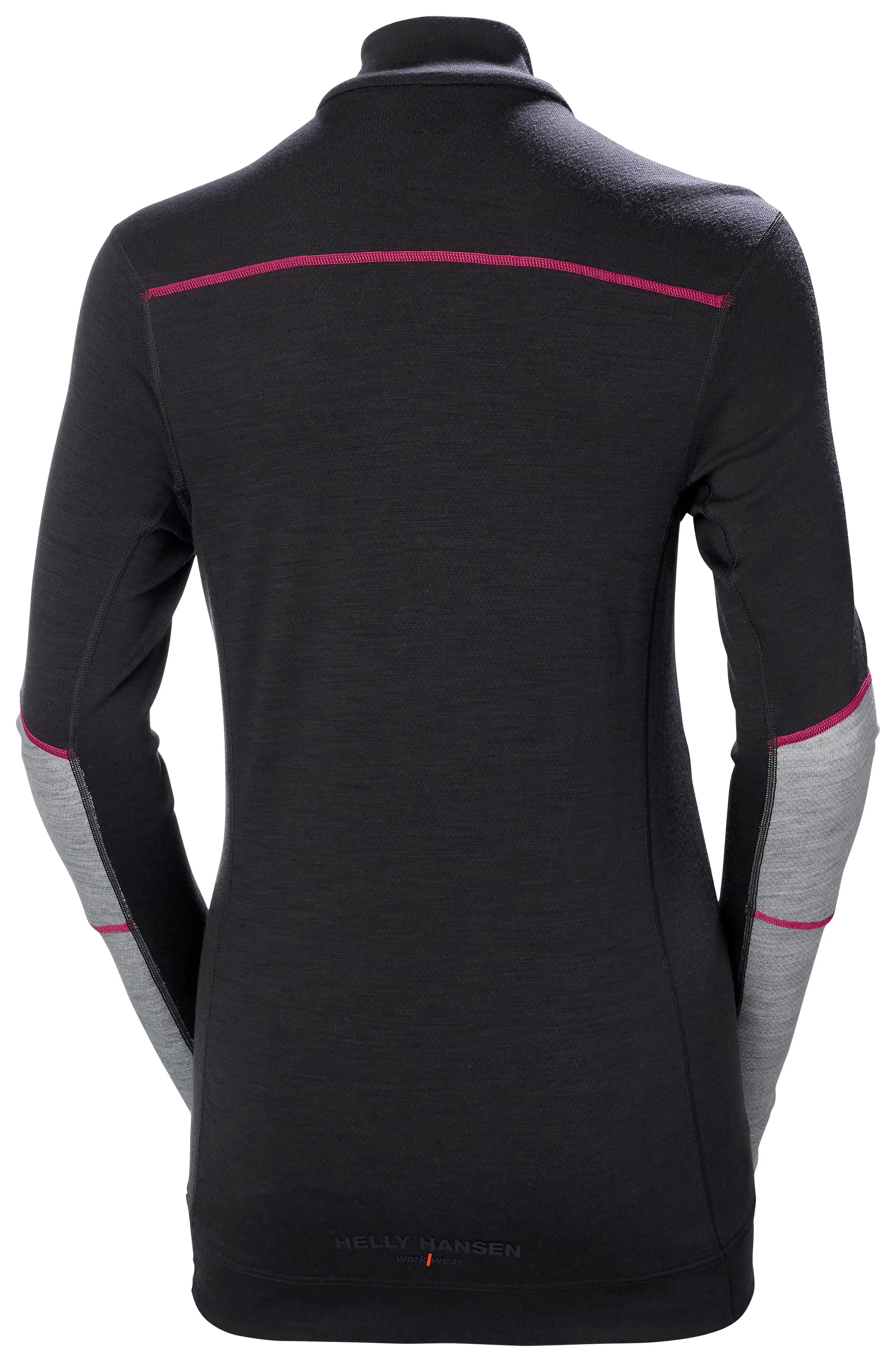 W HH LIFA MERINO HALF ZIP 