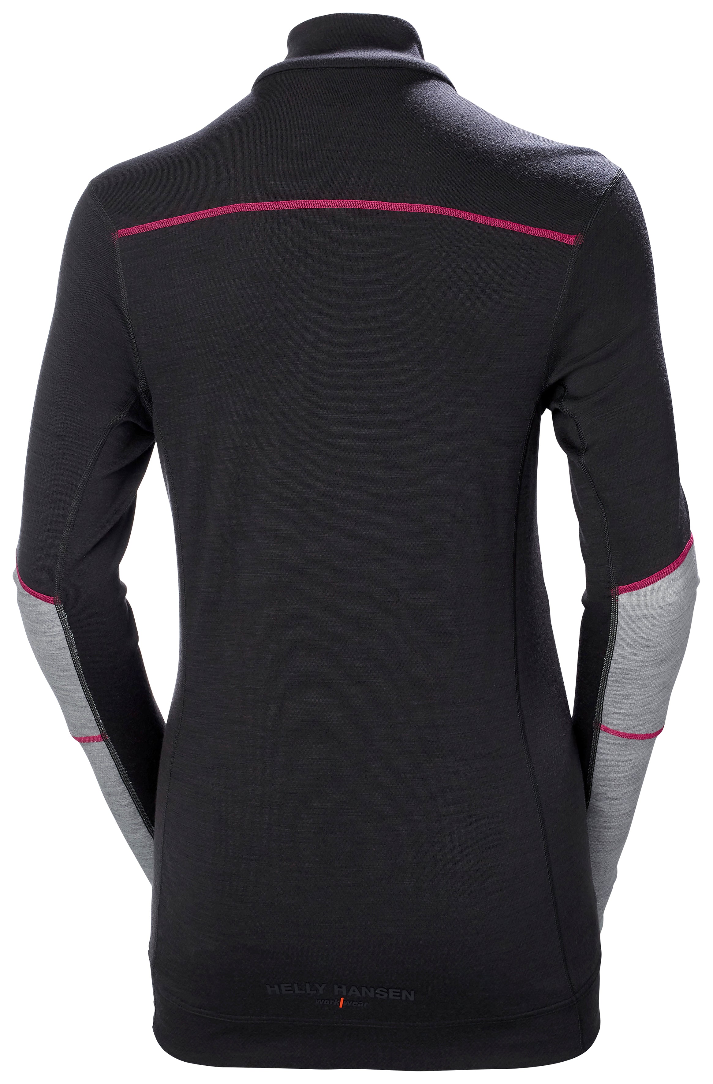 W HH LIFA MERINO HALF ZIP 