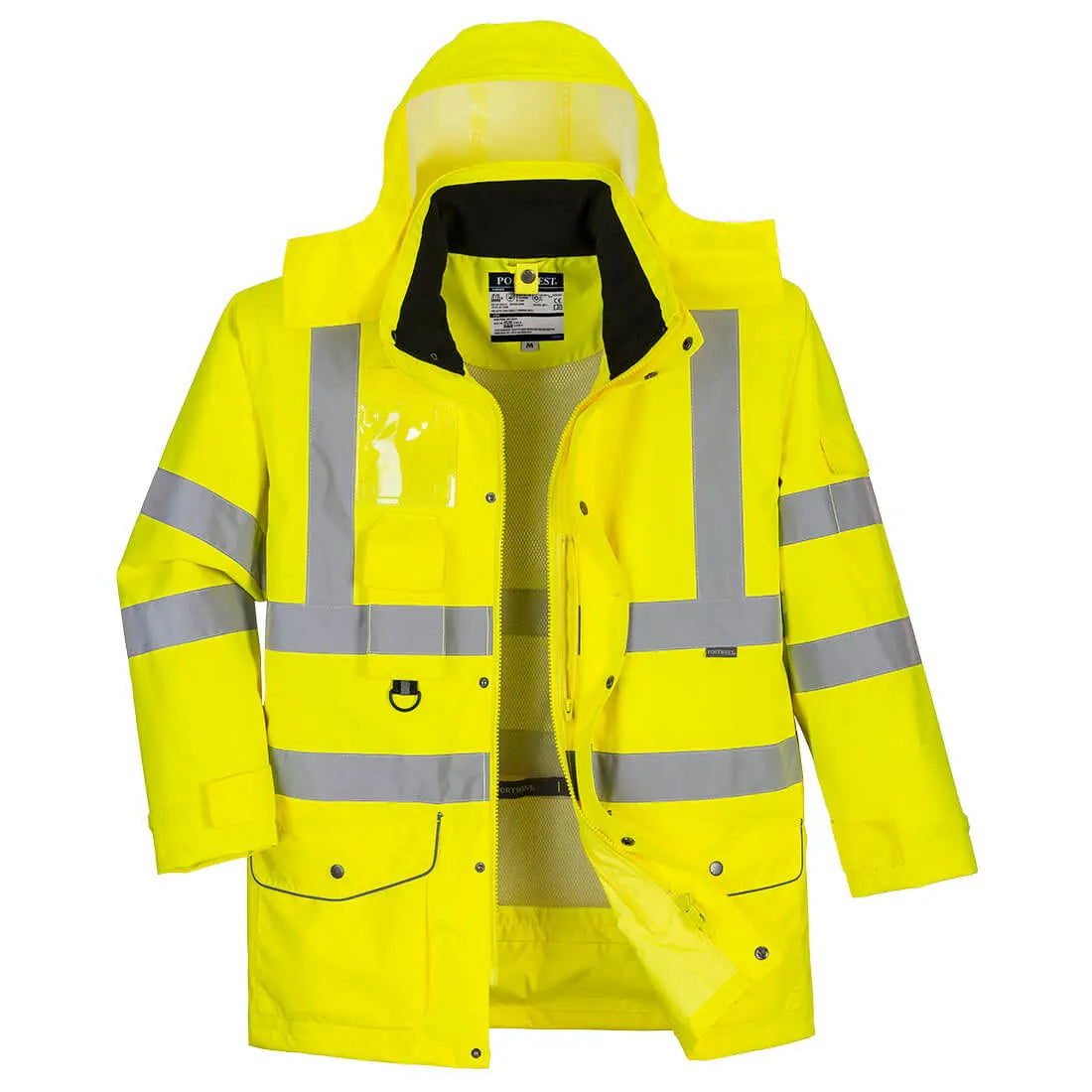 Warnschutz 7-in-1 Verkehrsjacke atmungsaktiv  S427 - KERA Arbeitsschutz