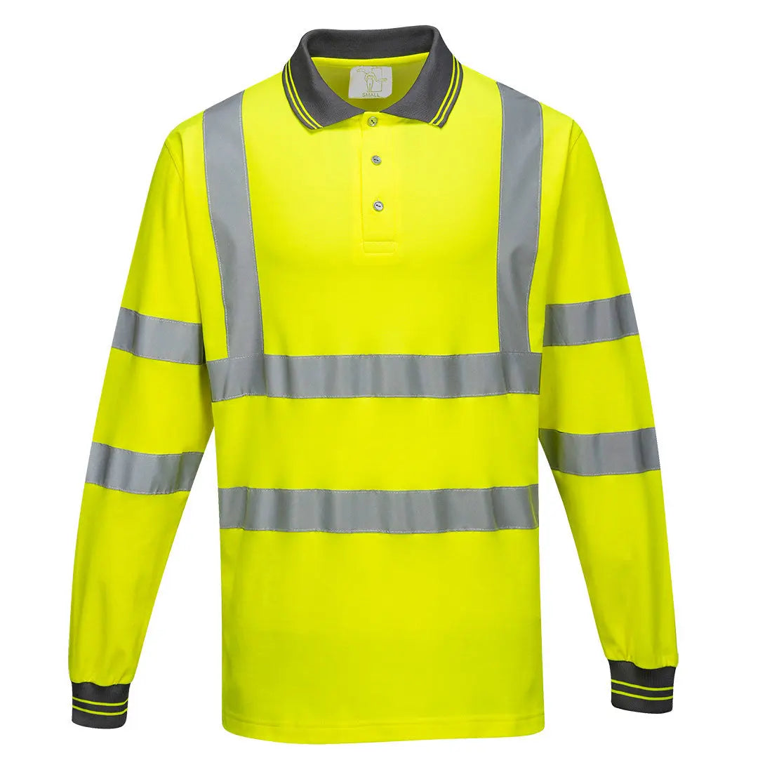 Warnschutz Cotton Comfort Poloshirt langarm  S271 - KERA Arbeitsschutz