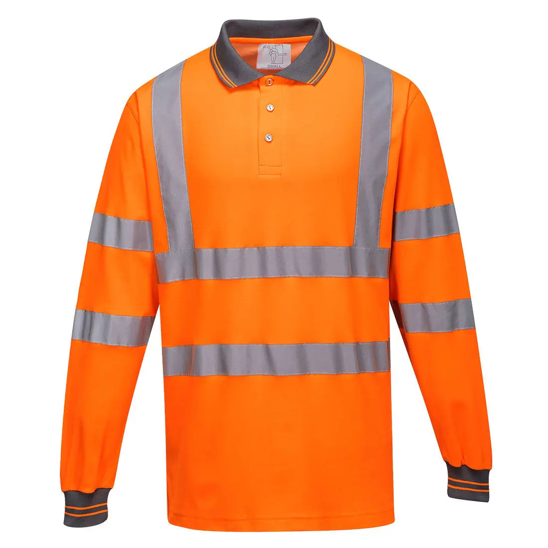 Warnschutz Cotton Comfort Poloshirt langarm  S271 - KERA Arbeitsschutz