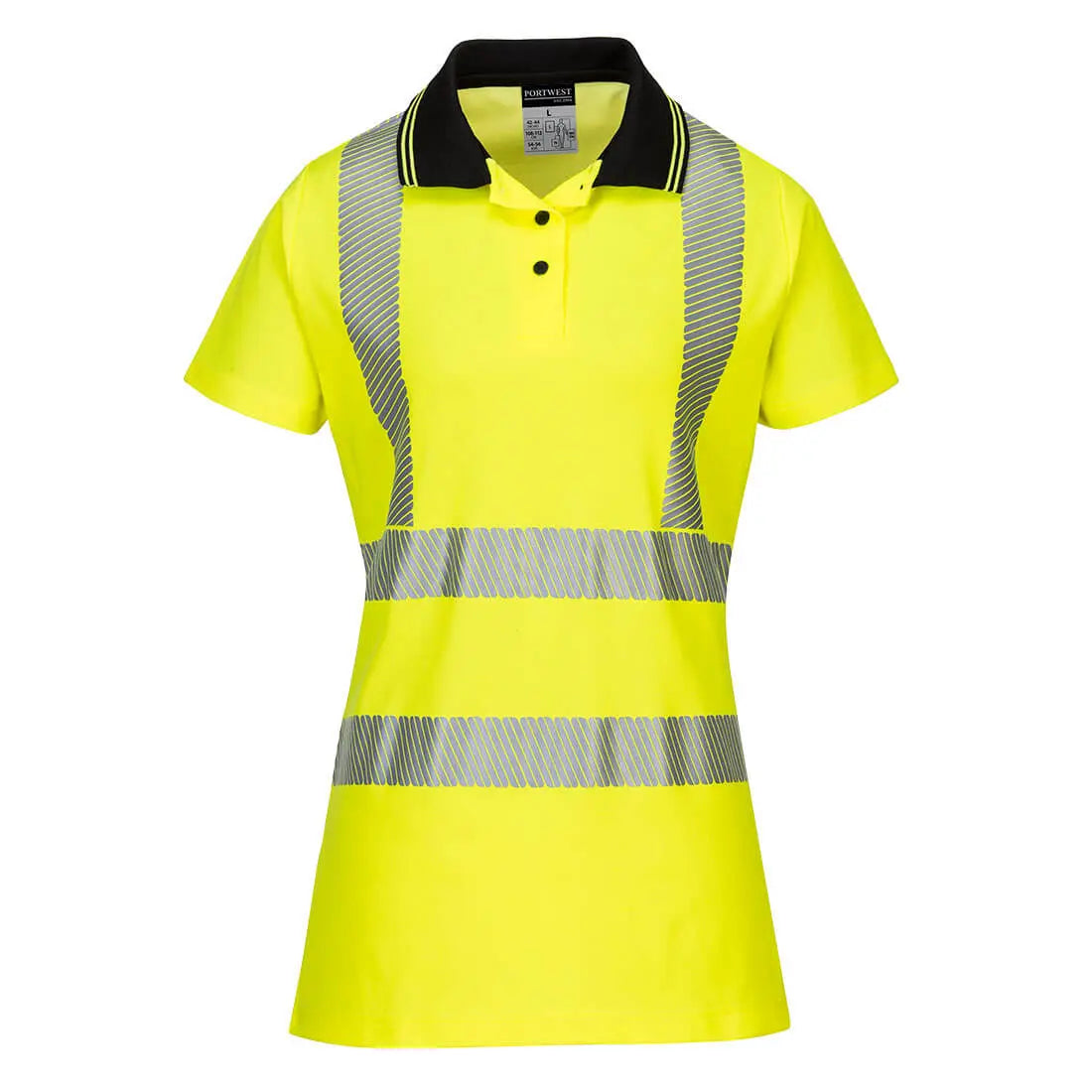 Warnschutz Cotton Comfort Pro Damen  Poloshirt kurzarm  LW72 - KERA Arbeitsschutz