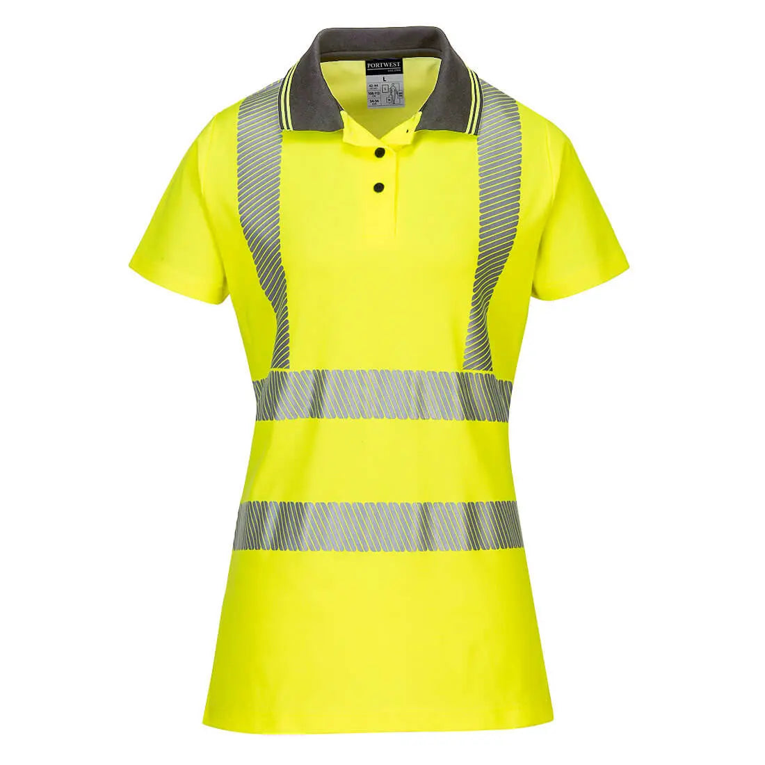 Warnschutz Cotton Comfort Pro Damen  Poloshirt kurzarm  LW72 - KERA Arbeitsschutz