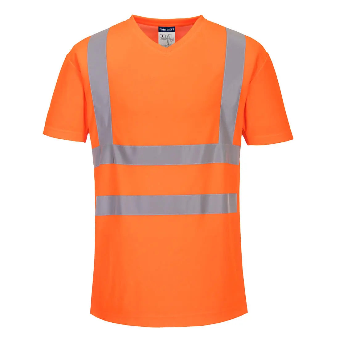 Warnschutz Cotton Comfort T-Shirt mit MeshAir Einsatz kurzarm  S179 - KERA Arbeitsschutz
