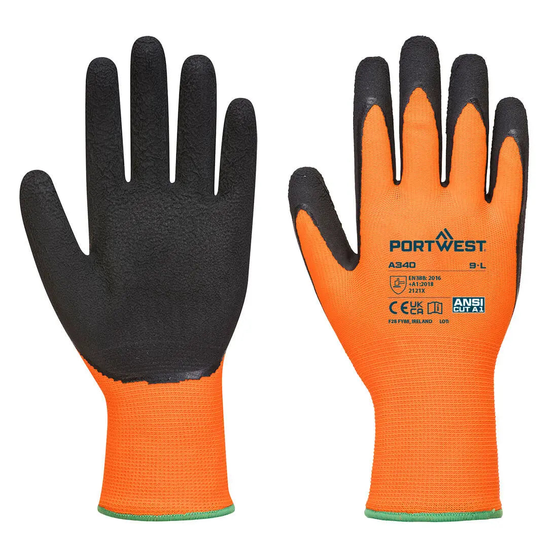 Warnschutz Grip Handschuh - Latexschaum A340 - KERA Arbeitsschutz