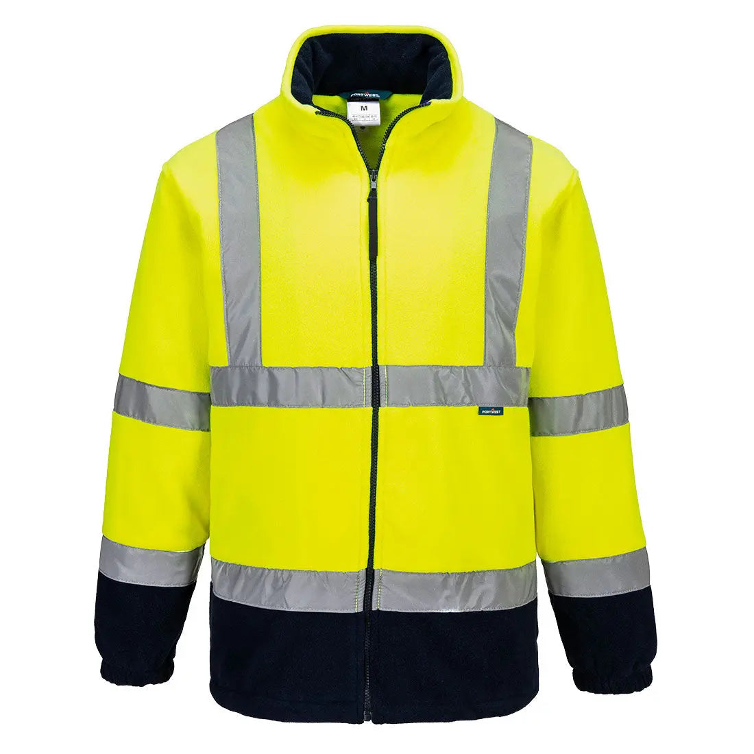 Warnschutz Kontrast Fleece-Jacke F301 - KERA Arbeitsschutz