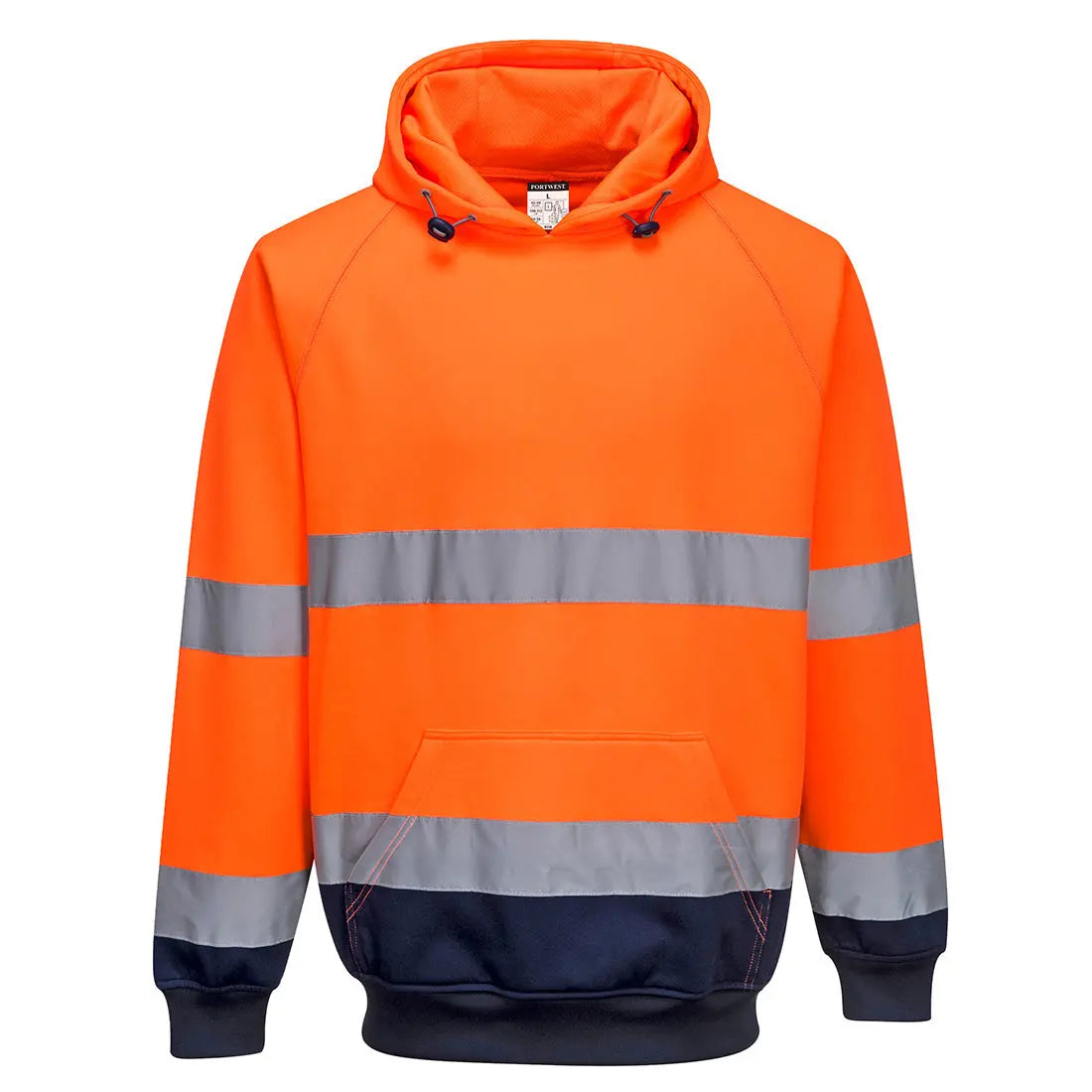 Warnschutz Kontrast Kapuzen- Sweatshirt B316 - KERA Arbeitsschutz