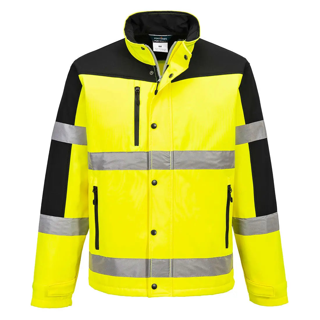 Warnschutz Kontrast Softshell-Jacke (3L) S429 - KERA Arbeitsschutz