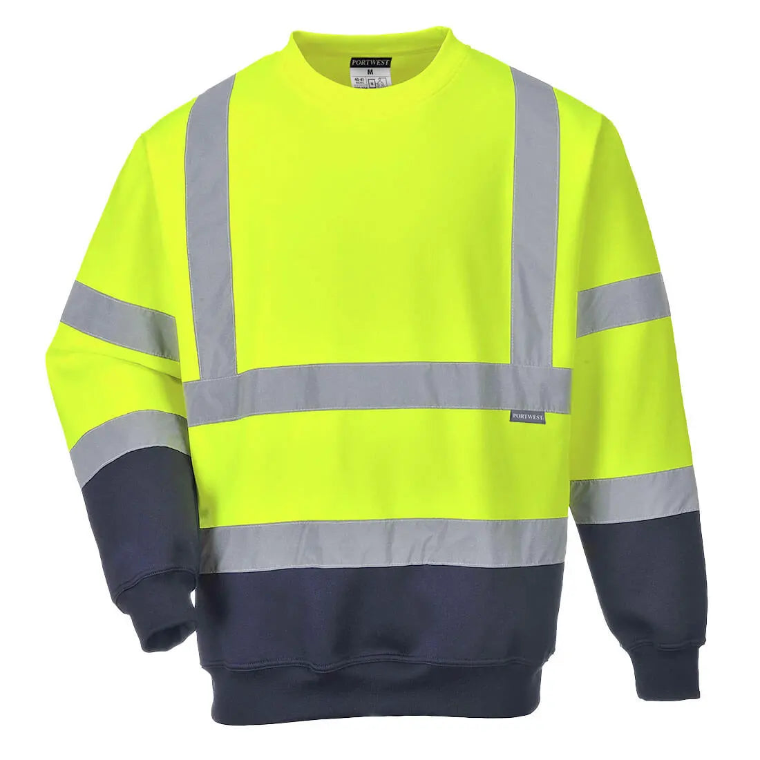 Warnschutz-Kontrast Sweatshirt B306 - KERA Arbeitsschutz