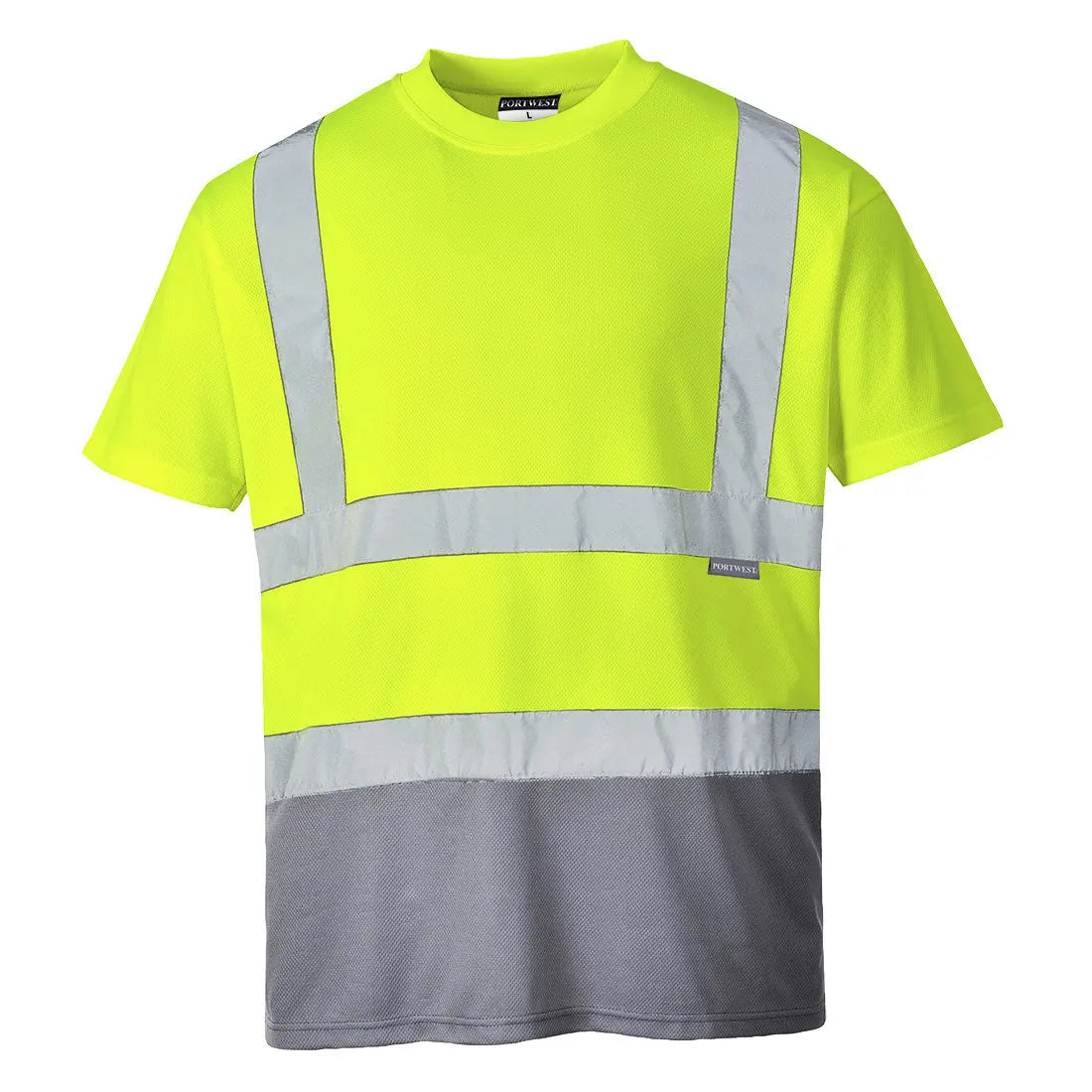 Warnschutz Kontrast T-Shirt kurzarm  S378 - KERA Arbeitsschutz