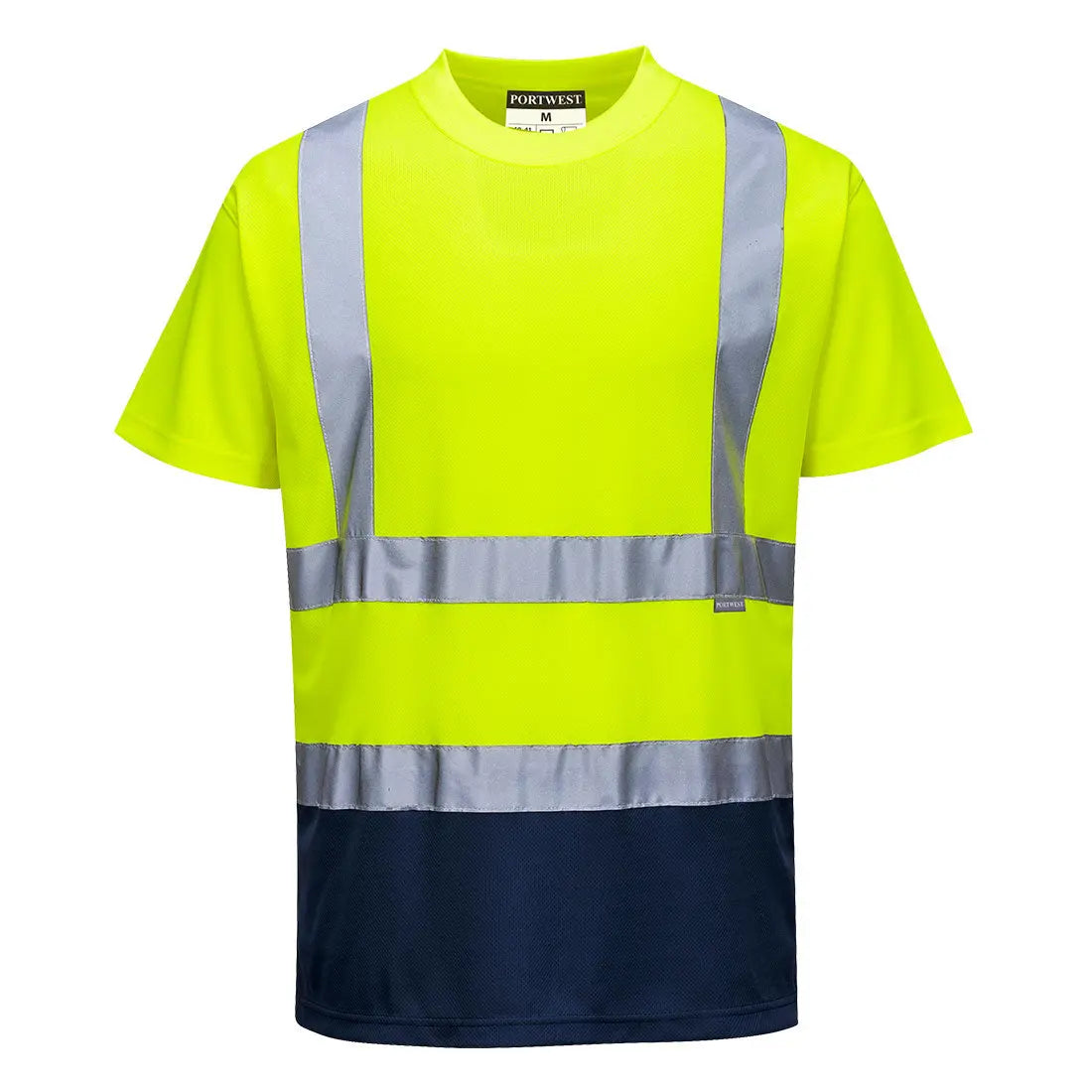 Warnschutz Kontrast T-Shirt kurzarm  S378 - KERA Arbeitsschutz