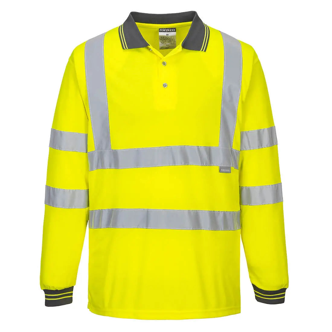 Warnschutz Poloshirt langarm  S277 - KERA Arbeitsschutz