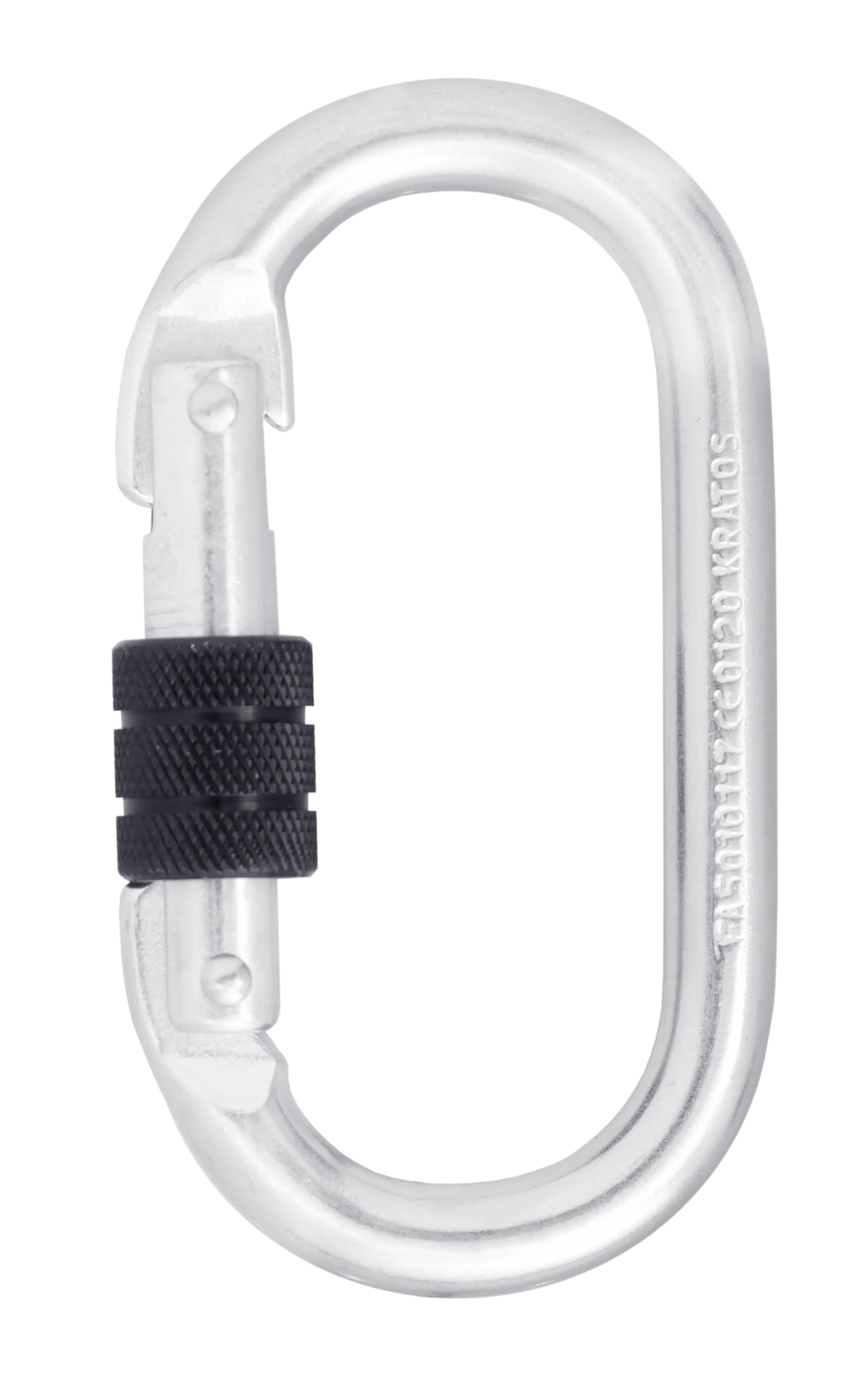 Stahl-Karabiner mit Schraubverschluss