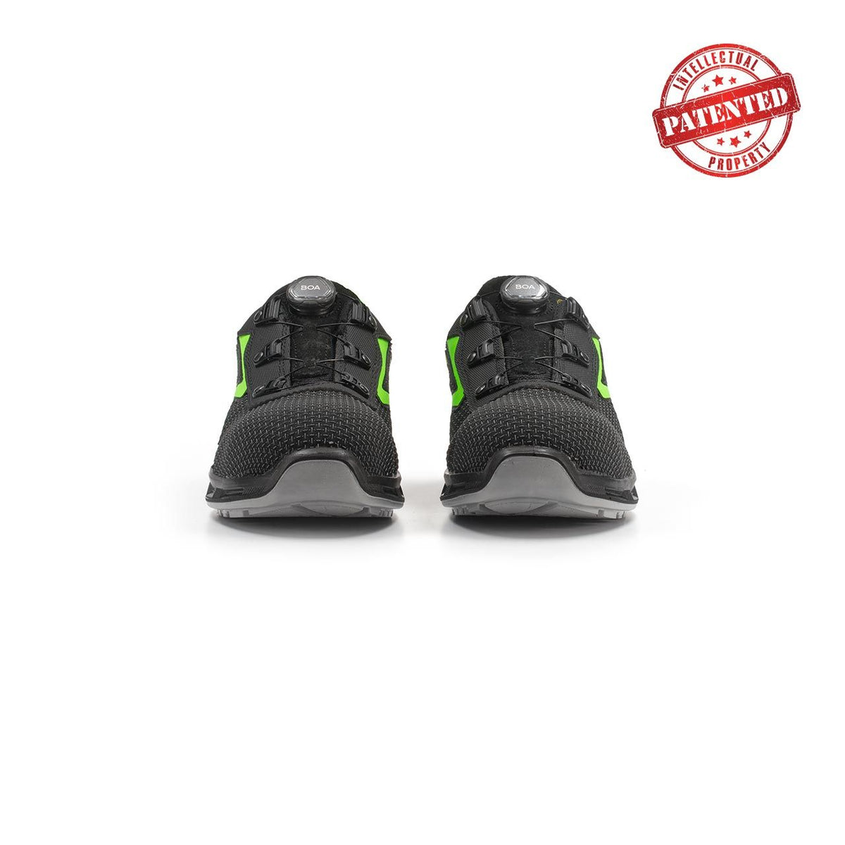 U-Power Sicherheitshalbschuhe S3S MONSTER s ESD BLACK / VERDE FLUO