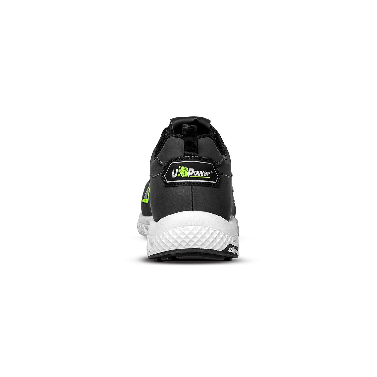 U-Power Sicherheitshalbschuhe S3S ADAK ESD BLACK / VERDE FLUO