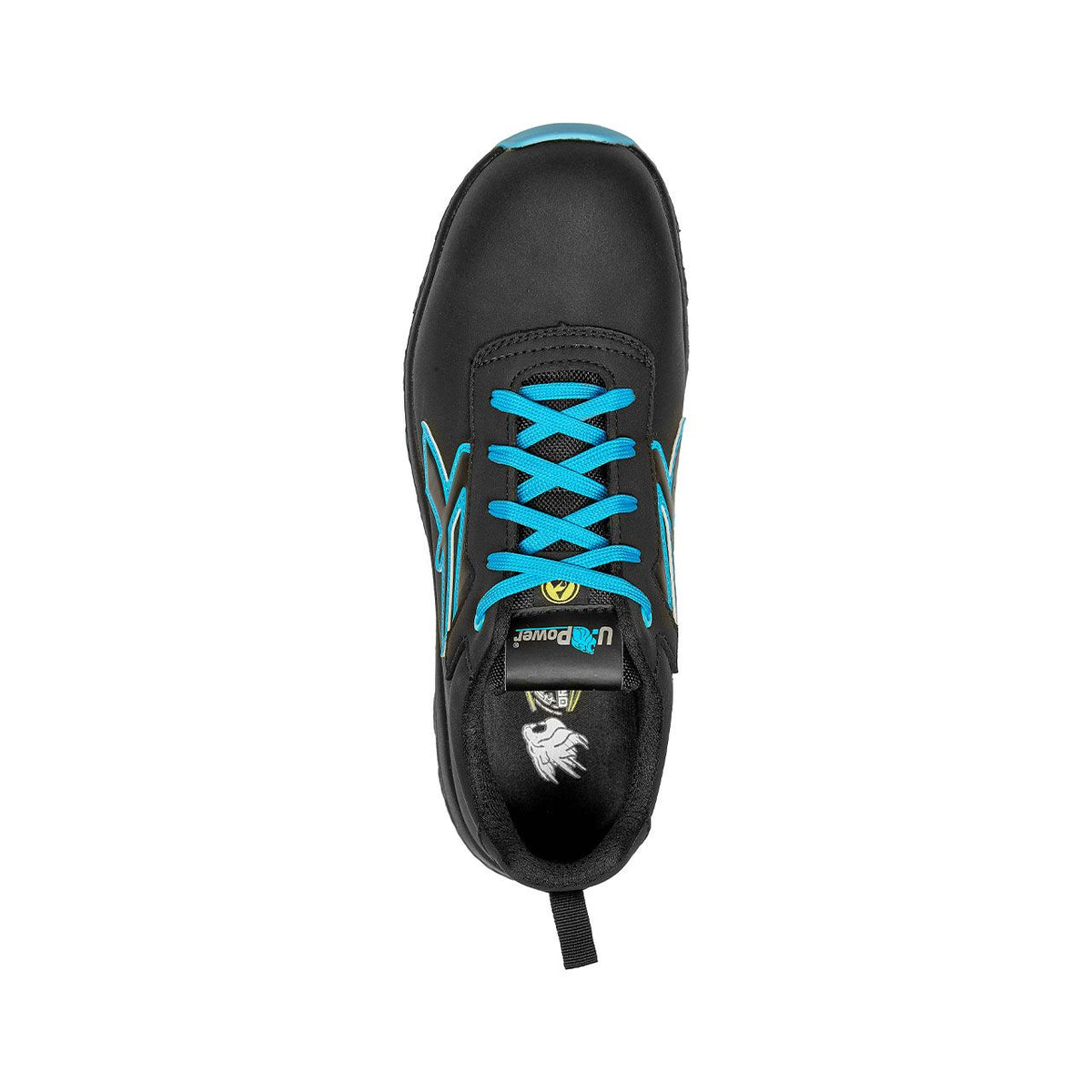 U-Power Sicherheitshalbschuhe S3S ALYX ESD BLACK / BLUE FLUO