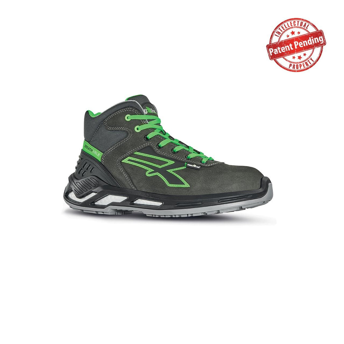 U-Power Sicherheitshochschuhe S3S DARYL s ESD GREY / GREEN