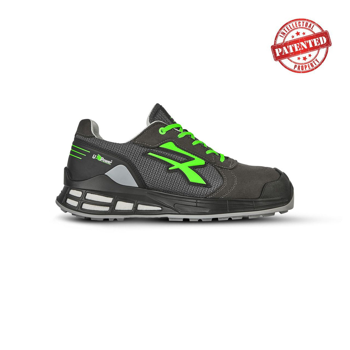 U-Power Sicherheitshalbschuhe S1PS EGON s ESD BLACK / GREEN