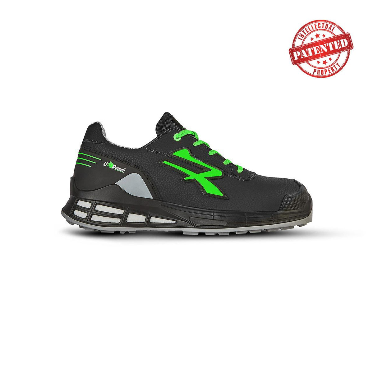 U-Power Sicherheitshalbschuhe S3S JAGO s ESD BLACK / GREEN