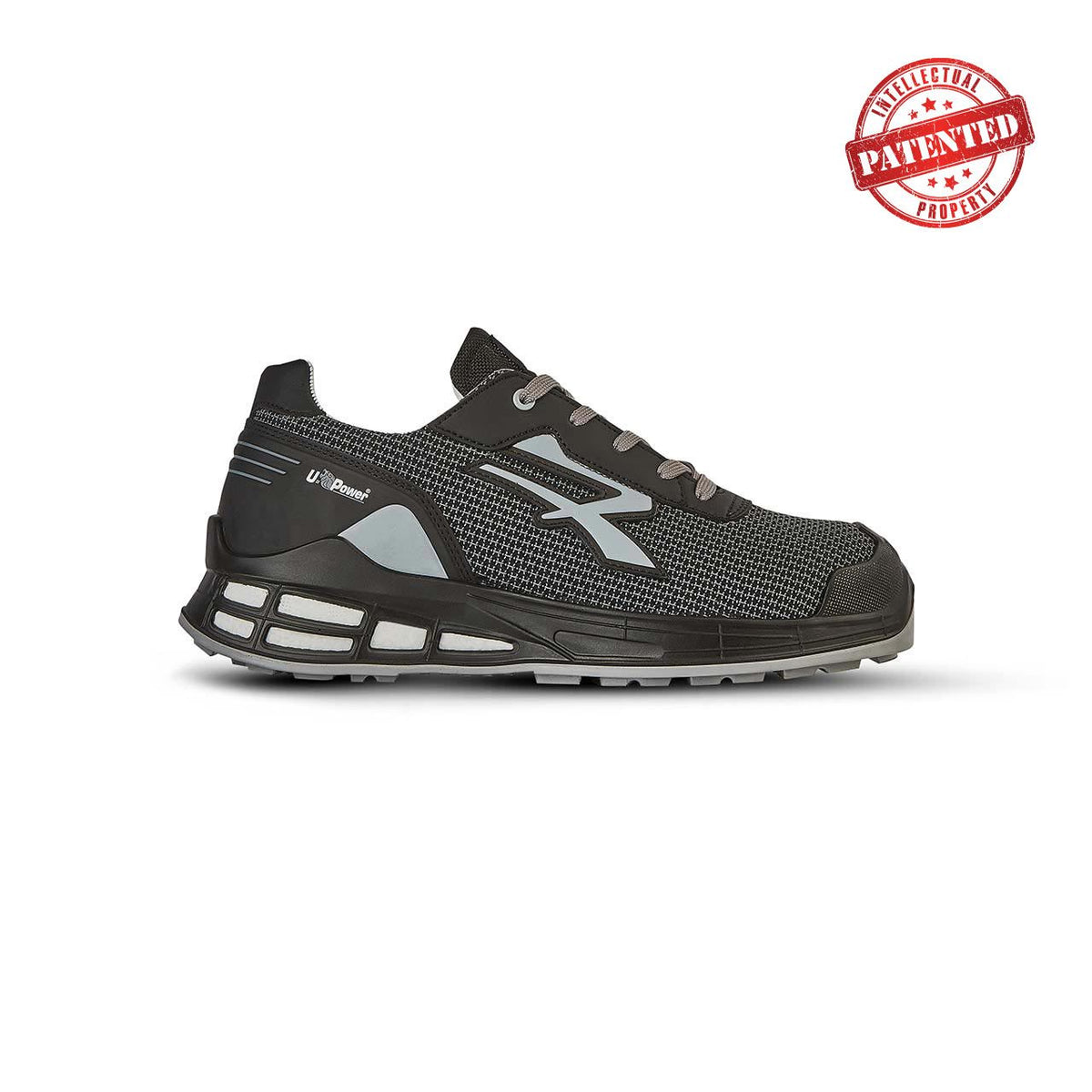 U-Power Sicherheitshalbschuhe S3S KALEO s ESD BLACK / GREY