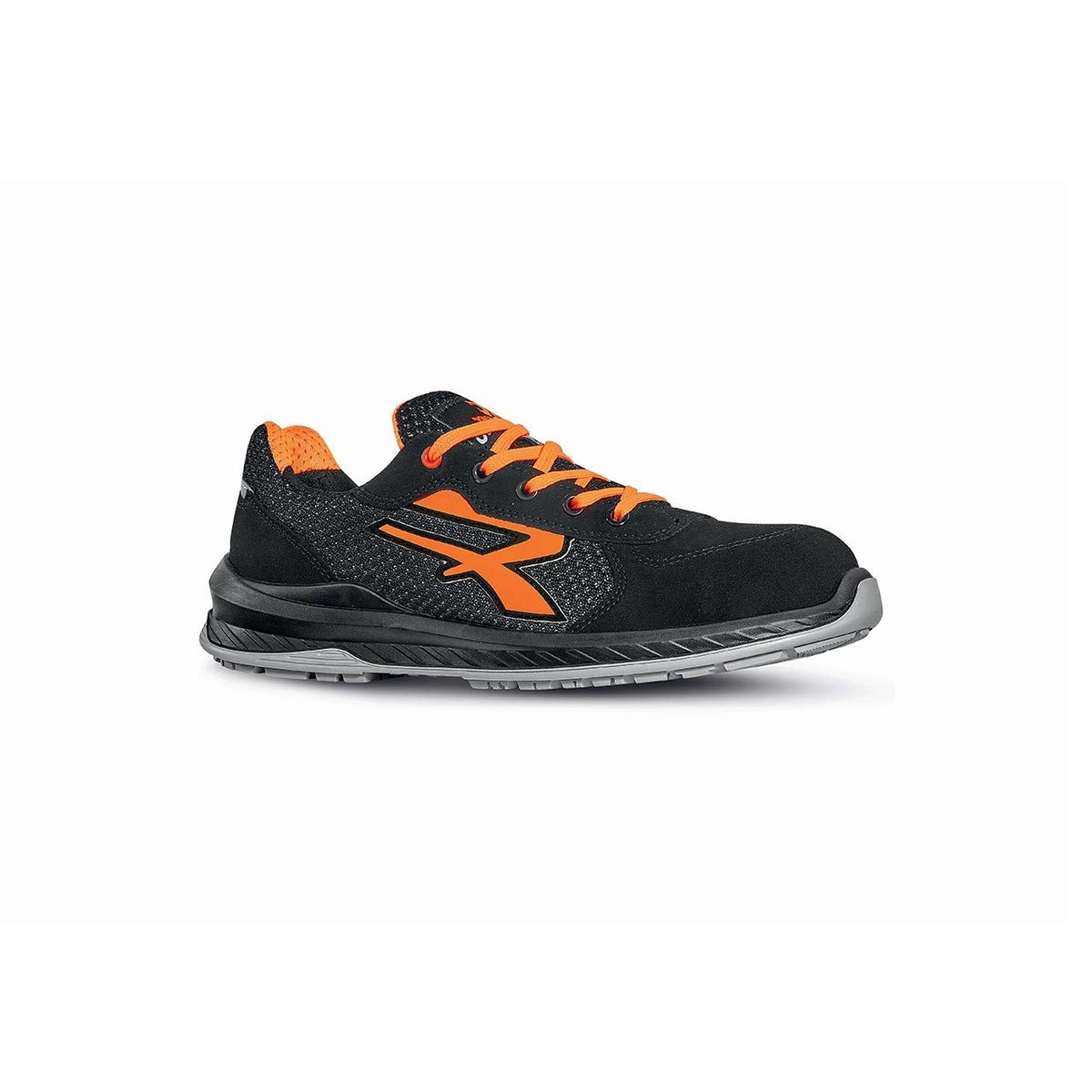 U-Power Sicherheitshalbschuhe S1PS NAIROBI s ESD BLACK / ORANGE FLUO