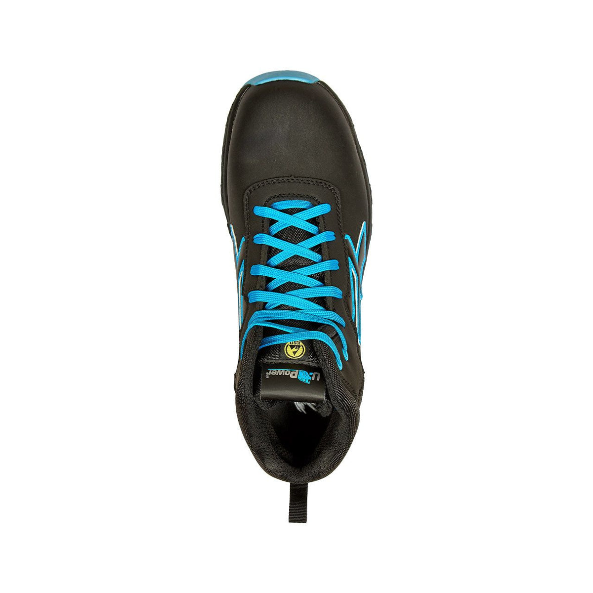 U-Power Sicherheitshochschuhe S3S OWEN ESD BLACK / BLUE FLUO