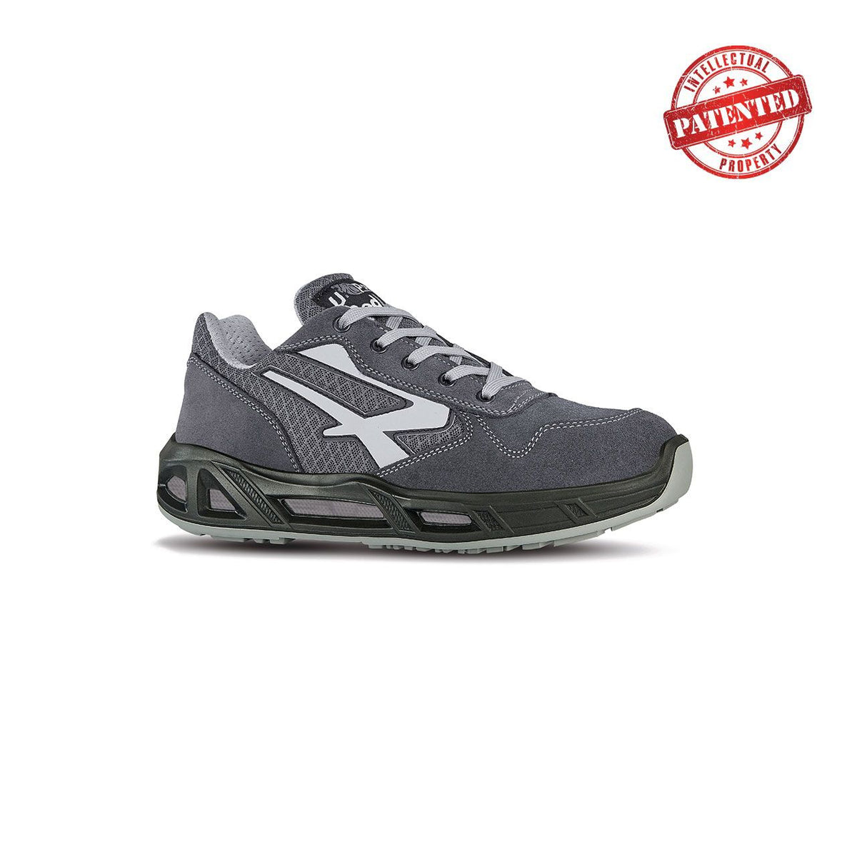 U-Power Sicherheitshalbschuhe S1PS PUSH CARPET s ESD GREY