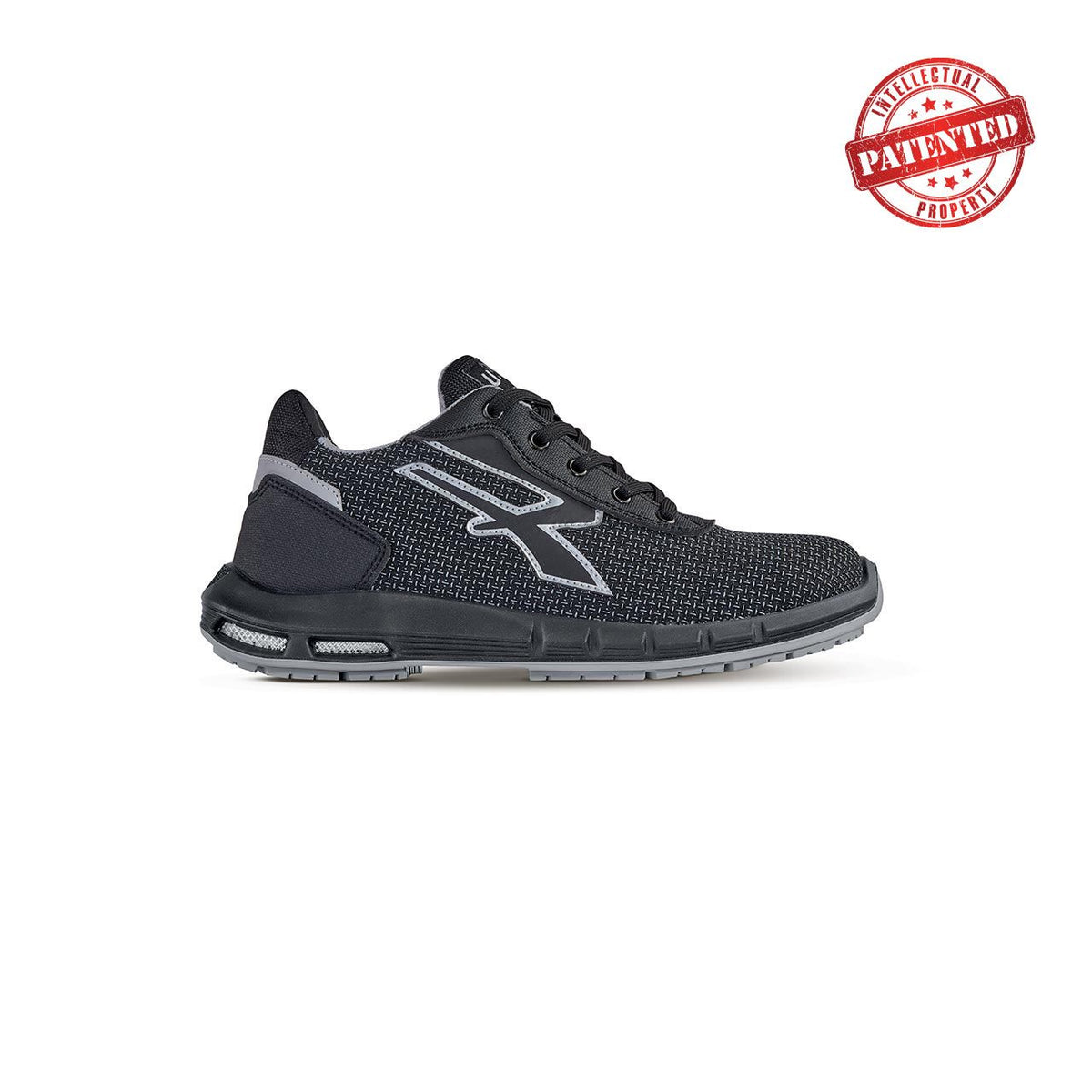 U-Power Sicherheitshalbschuhe S3S SCUDO PLUS s ESD BLACK / GREY