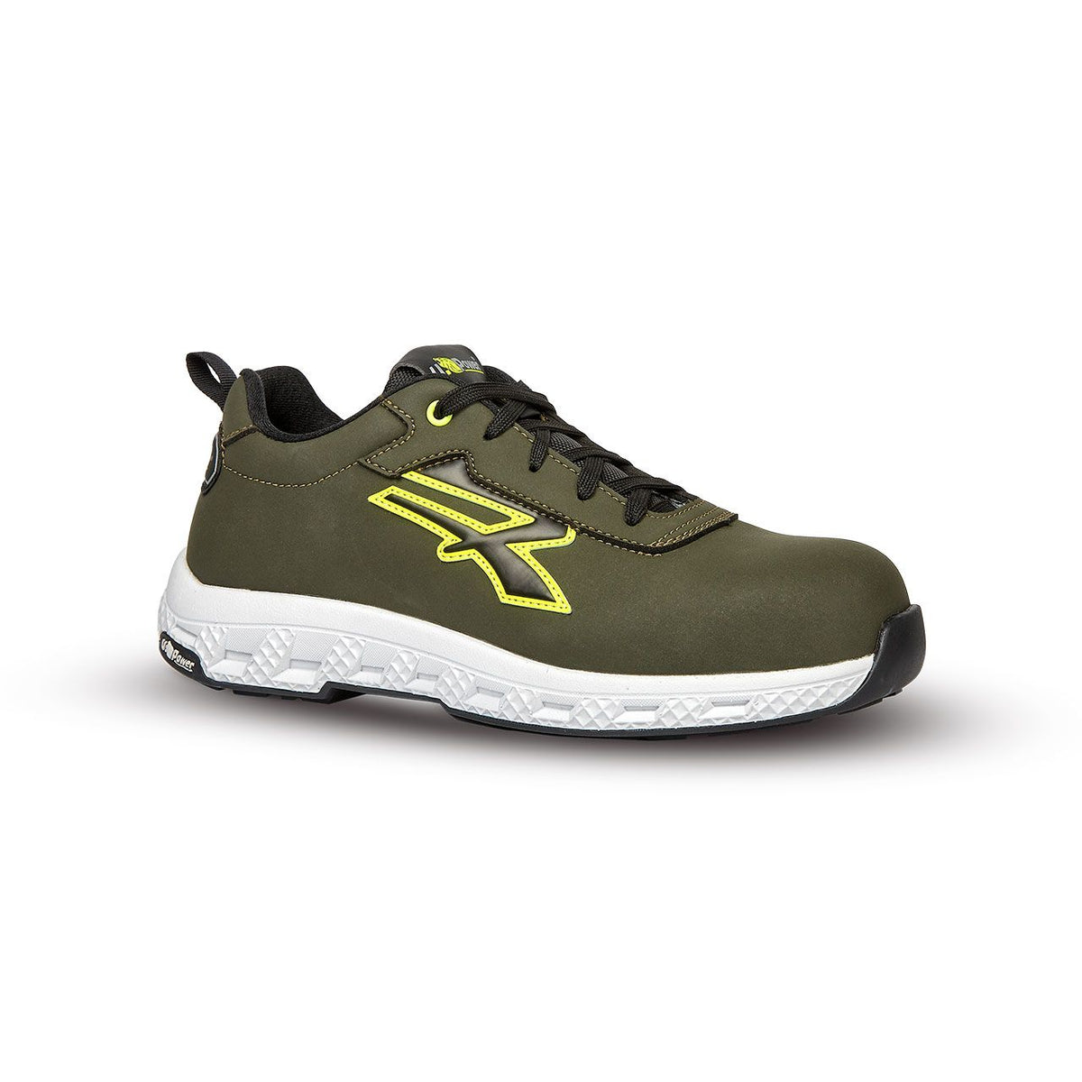 U-Power Sicherheitshalbschuhe S3S SHADOW ESD MILITARY GREEN / YELLOW
