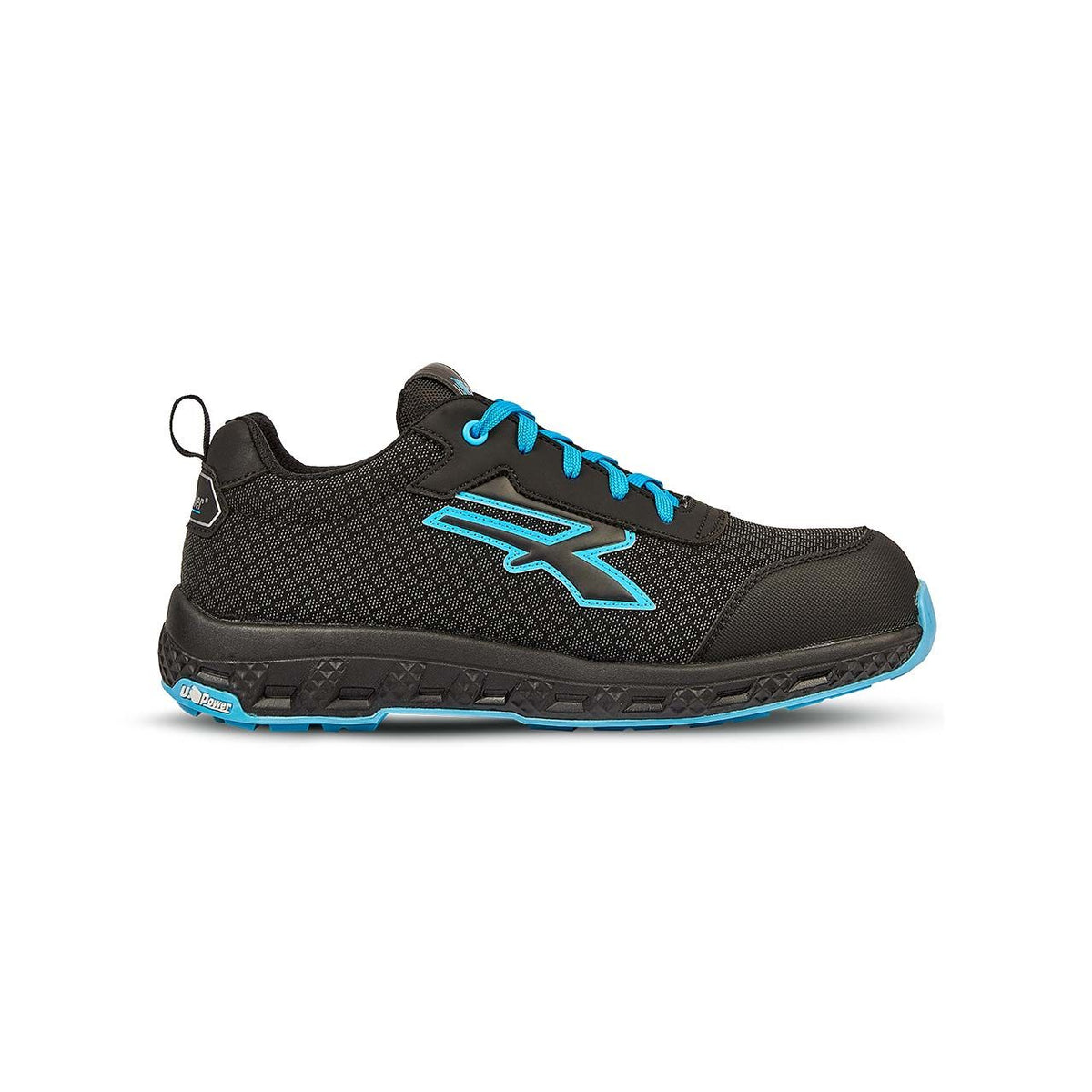 U-Power Sicherheitshalbschuhe S3S STINGER ESD BLACK / BLUE FLUO