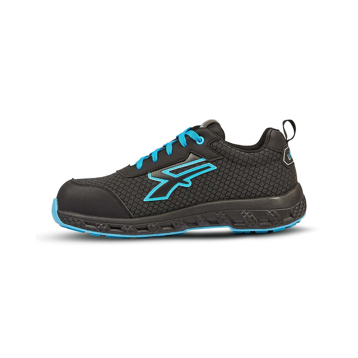 U-Power Sicherheitshalbschuhe S3S STINGER ESD BLACK / BLUE FLUO