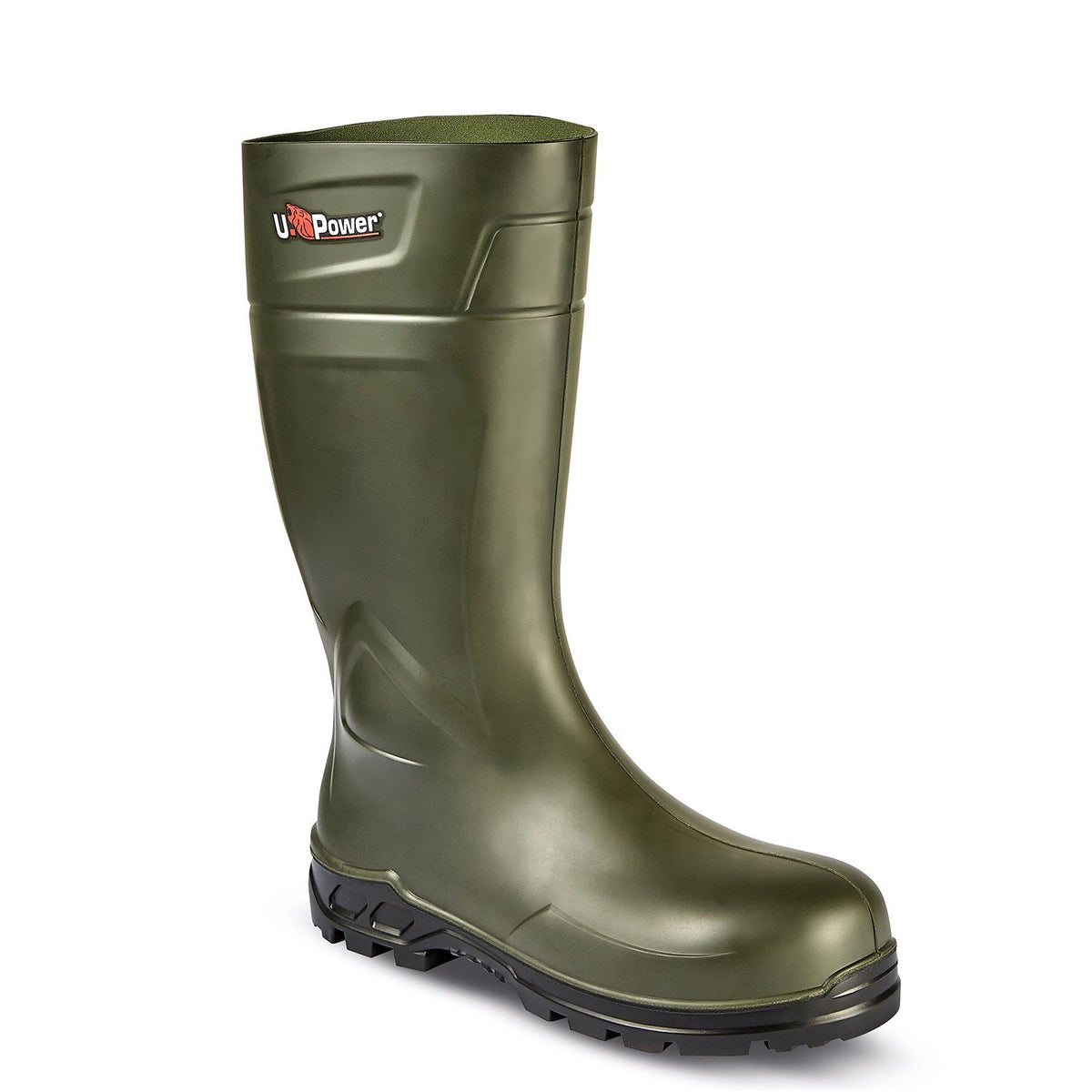 U-Power GUMMISTIEFEL SEAL MILITARY GREEN / BLACK