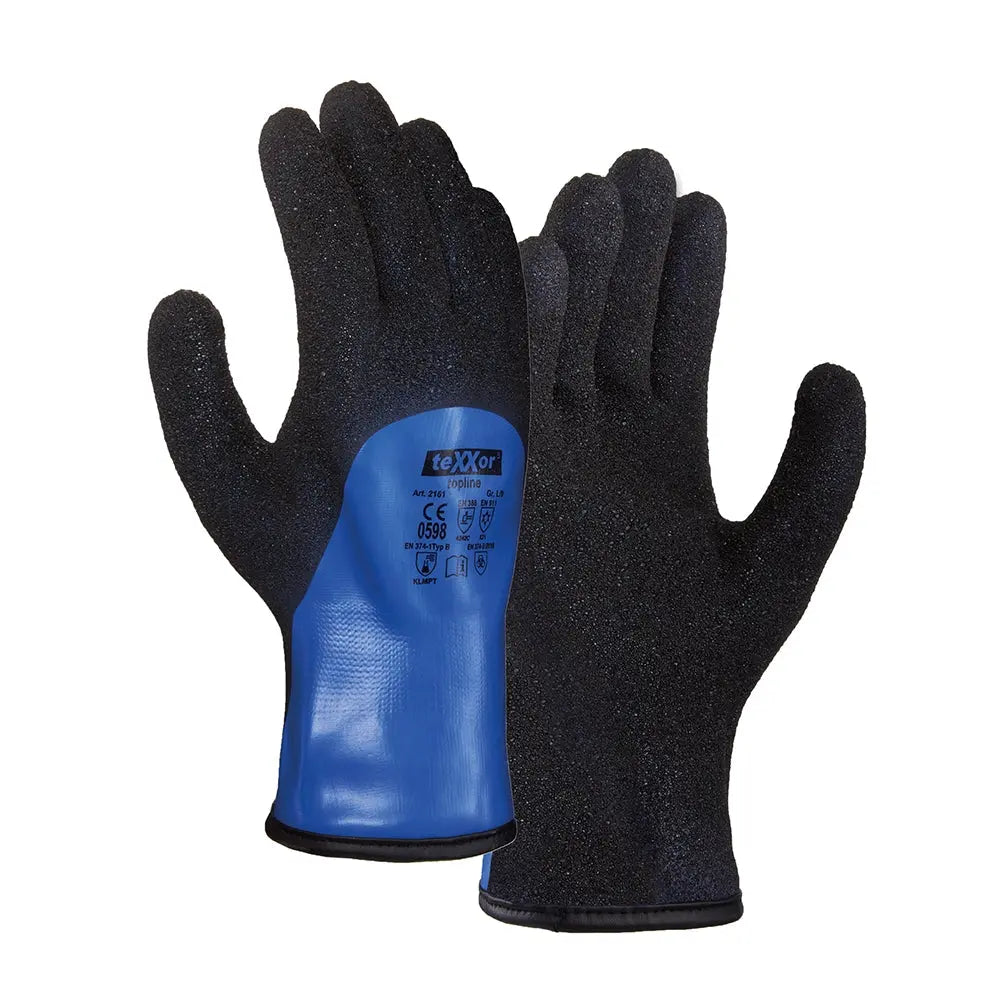 teXXor® Chemikalien-Schnittschutzhandschuhe PVC GEFÜTTERT - KERA Arbeitsschutz