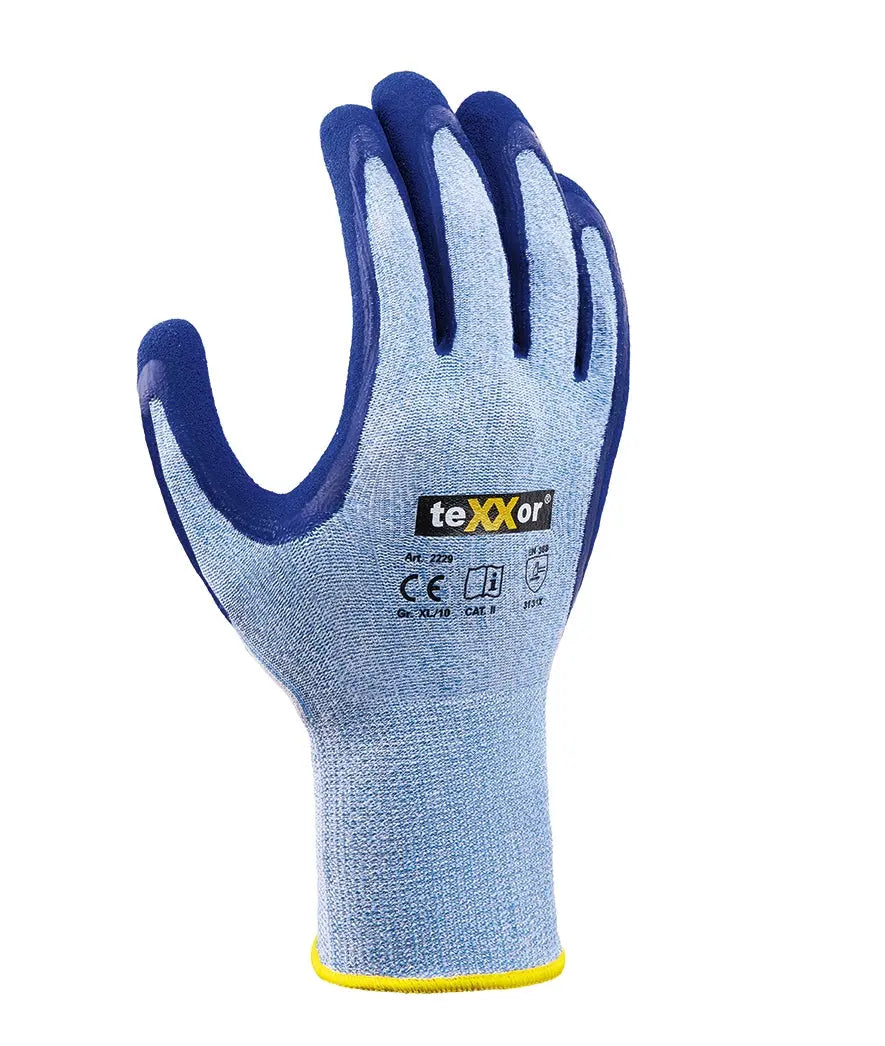 teXXor® Polyester-Strickhandschuhe LATEX - KERA Arbeitsschutz