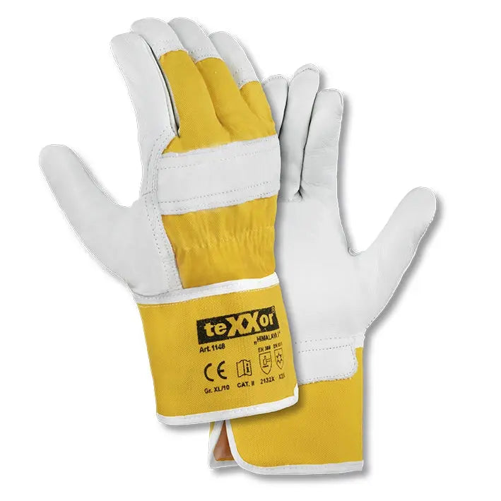 teXXor® Rindvollleder-Winterbauhandschuhe HIMALAYA I - KERA Arbeitsschutz