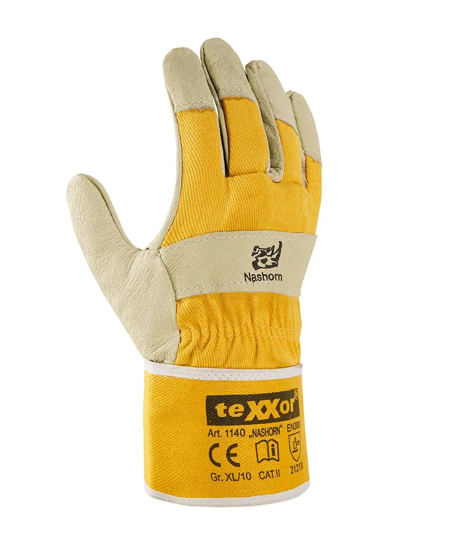 teXXor® Schweinsvollleder-Handschuhe NASHORN - KERA Arbeitsschutz
